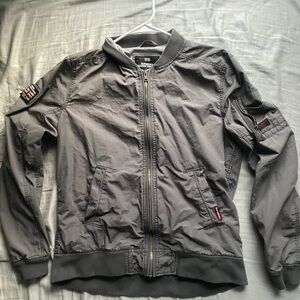 Superdry Men's Grey Bomber Jacket